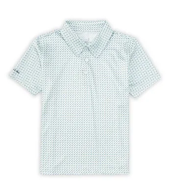 Properly Tied Little Boys 2T-7 Short Sleeve Inlet Marlin Print Polo Shirt