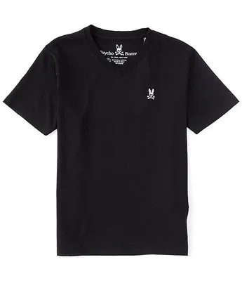 Psycho Bunny Big Kids 7-20 Short-Sleeve Classic V-Neck T-Shirt