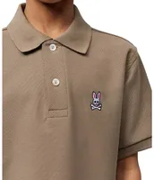 Psycho Bunny Little/Big Boys 5-20 Short Sleeve Essential Polo Shirt