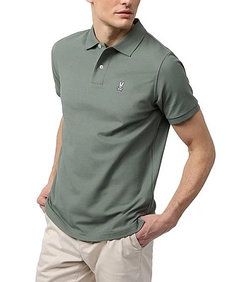 Psycho Bunny Classic Short Sleeve Solid Polo Shirt