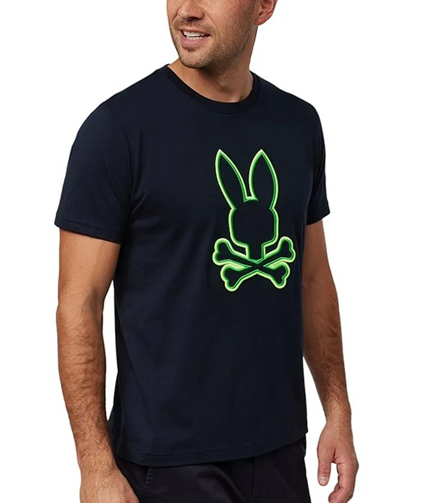 Psycho Bunny Colton Embroidered Graphic Short Sleeve T-Shirt