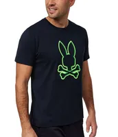 Psycho Bunny Colton Embroidered Graphic Short Sleeve T-Shirt