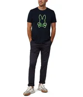 Psycho Bunny Colton Embroidered Graphic Short Sleeve T-Shirt