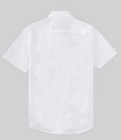 Psycho Bunny Little Boys 5-6 Short Sleeve Ashland Button-Up Shirt