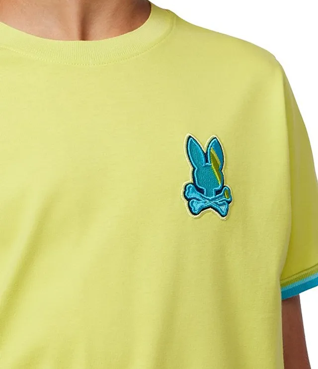 Psycho Bunny Little/Big Boys 5-20 Short Sleeve Apple Valley Sweater-Stitch  T-Shirt