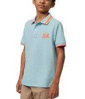 Psycho Bunny Little/Big Boys 5-20 Short Sleeve Pique Polo Shirt