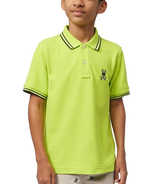 Psycho Bunny Little/Big Boys 5-20 Short Sleeve Essential Polo Shirt