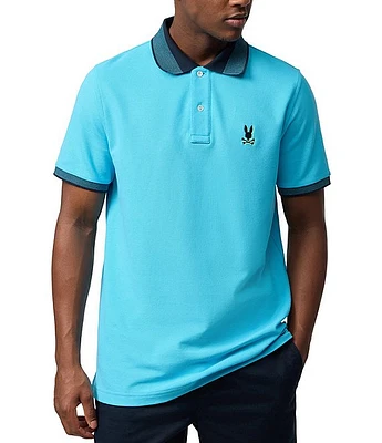 Psycho Bunny Montebello Pique Short Sleeve Polo Shirt