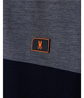 Psycho Bunny Syracuse Color Block Sport Short Sleeve Polo Shirt