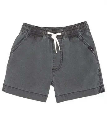 Quiksilver Little Boys 2T-7 Taxer Back Patch Pocket Acid Wash Pull-On Shorts