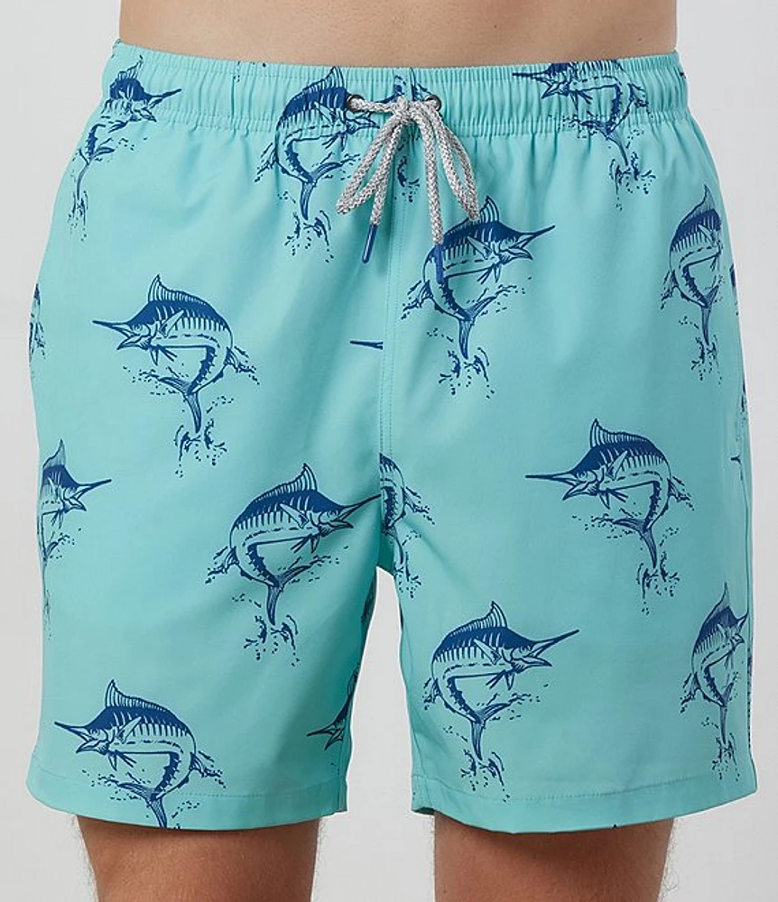 Rainforest Catch 6#double; Inseam Swim Trunks