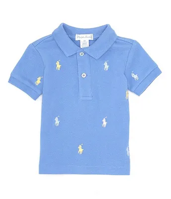 Ralph Lauren Baby Boys 3-24 Months Short-Sleeve Polo Pony Mesh Shirt