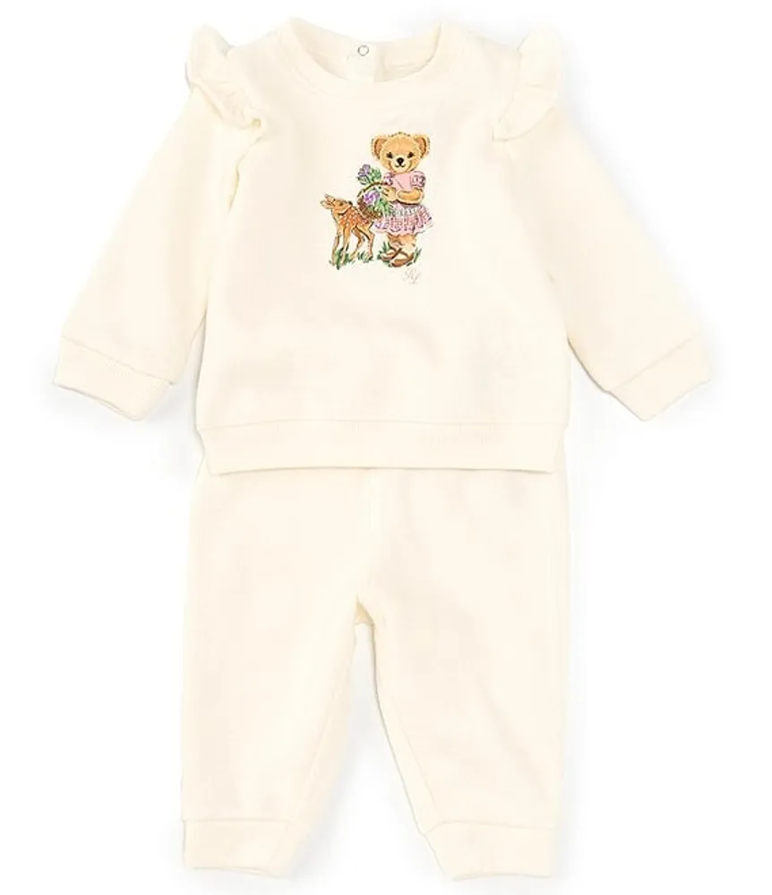 Ralph Lauren Kids Polo Bear Top and Leggings Set (3-24 Months)