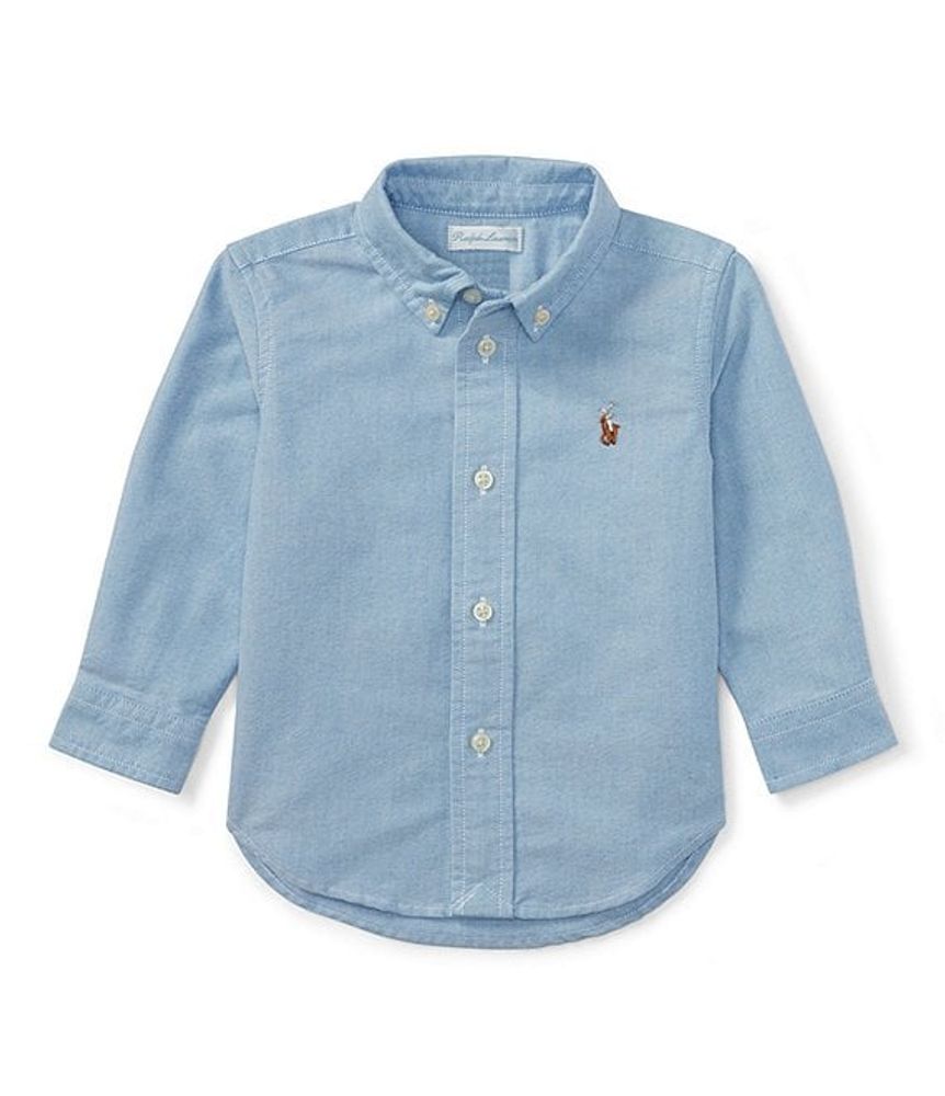 Ralph Lauren Childrenswear Baby Boys 3-24 Months Long-Sleeve Oxford Shirt |  Alexandria Mall