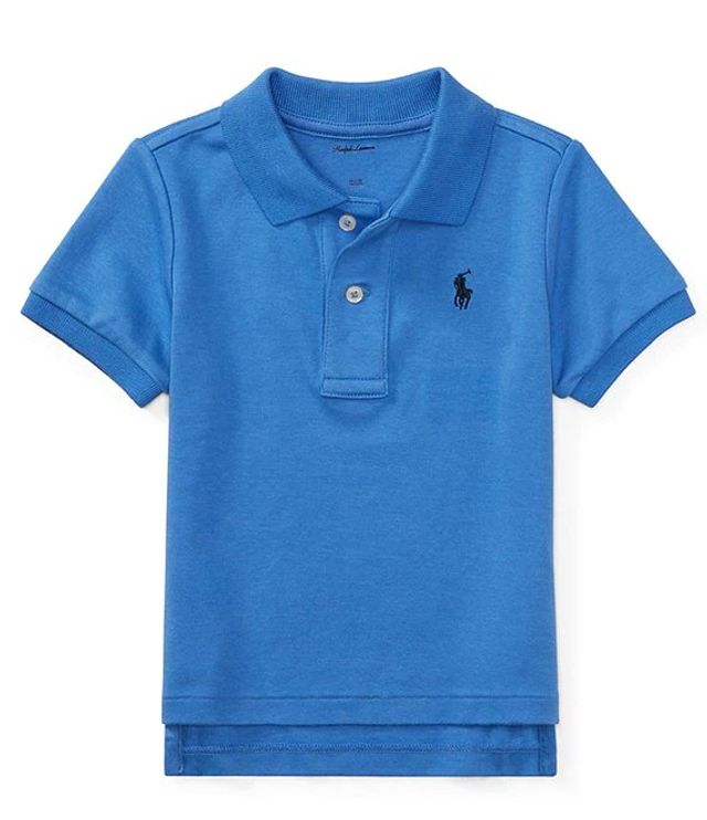 Ralph Lauren Baby Boys 3-24 Months Short Sleeve Polo Interlock Shortall