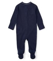 Ralph Lauren Baby Boys Newborn-9 Months Solid Footed Coverall
