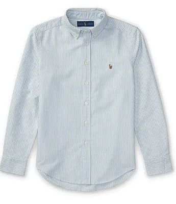 Polo Ralph Lauren Big Boys 8-20 Long-Sleeve Striped Oxford Shirt