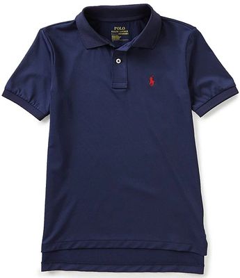 Polo Ralph Lauren Big Boys 8-20 Solid Short Sleeve Stretch Shirt