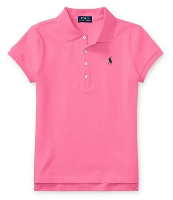 Polo Ralph Lauren Childrenswear Big Girls 7-16 Short-Sleeve Mesh Shirt
