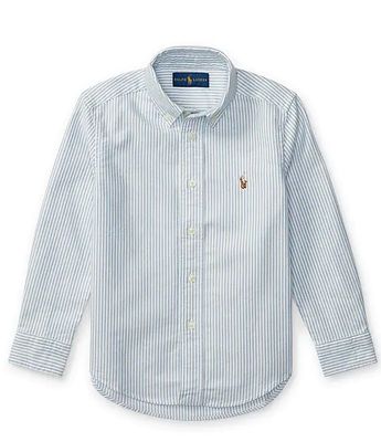 Polo Ralph Lauren Little Boys 2T-7 Striped Long-Sleeve Oxford Shirt