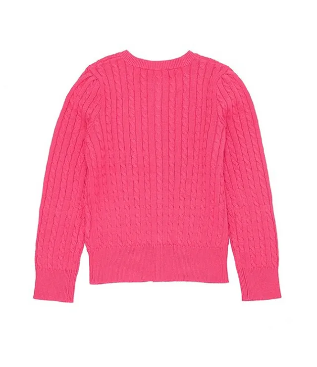 Polo Ralph Lauren Little Girls 2T-6X Long Sleeve Logo Fleece Sweatshirt