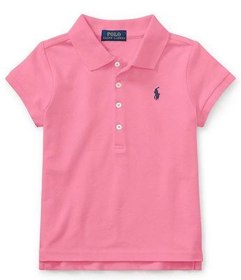 Polo Ralph Lauren Childrenswear Little Girls 2T-6X Mesh Shirt