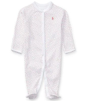 Ralph Lauren Baby Girls Newborn-9 Months Dainty Floral Printed Footed Coverall