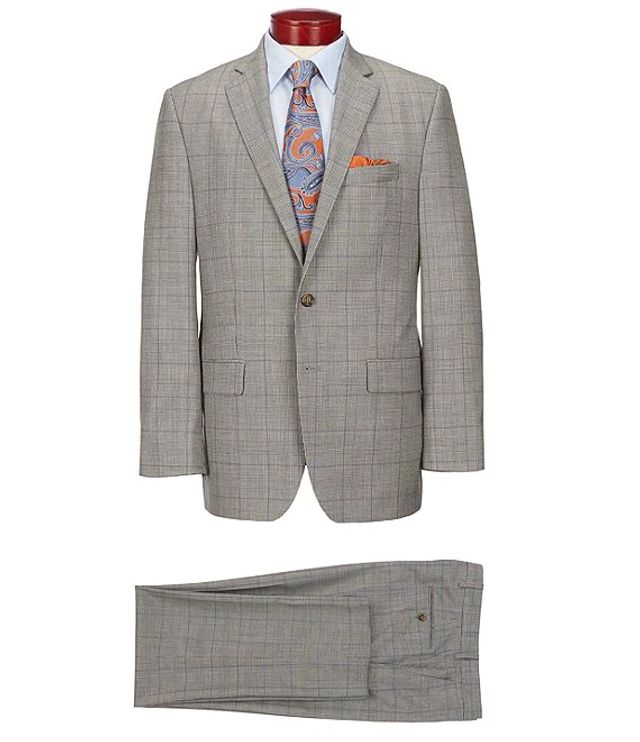 Ralph Ralph Lauren Classic Fit Blue Plaid Wool Suit | Alexandria Mall