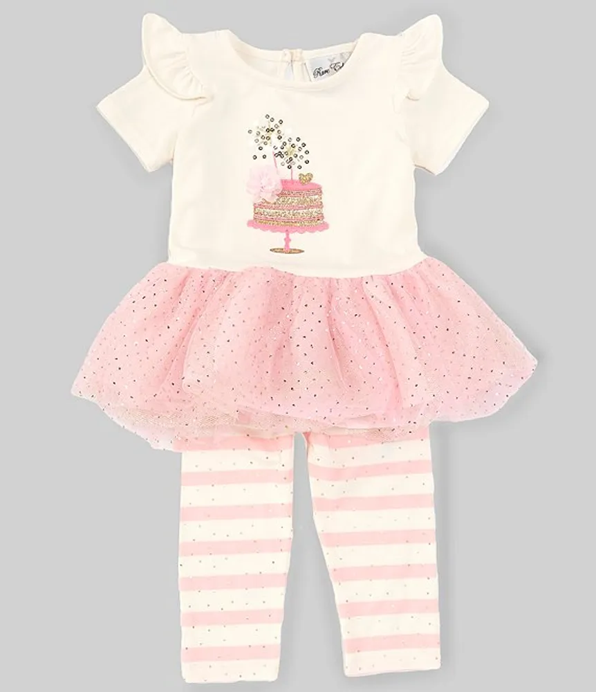 Short-Sleeve Dress & Leggings Set for Baby