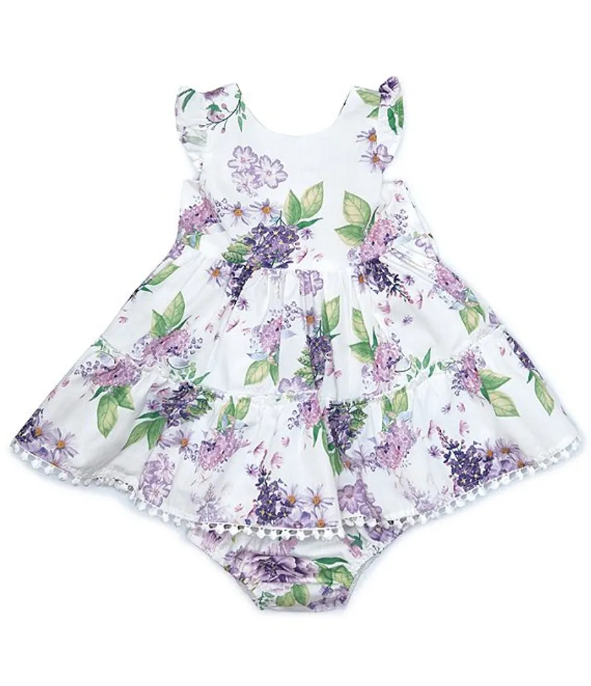 Rare Editions Girls Purple Dress