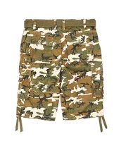 Request Jonah Belted Camo Cargo 13#double; Inseam Shorts