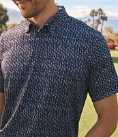 RHONE Performance Stretch Golf Sport Short Sleeve Polo Shirt
