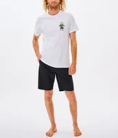 Rip Curl Mid-Rise Phase Nine Solid 19#double; Outseam Boardwalk Shorts