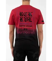 Rock Revival Dip-Dyed Graphic Short-Sleeve T-Shirt