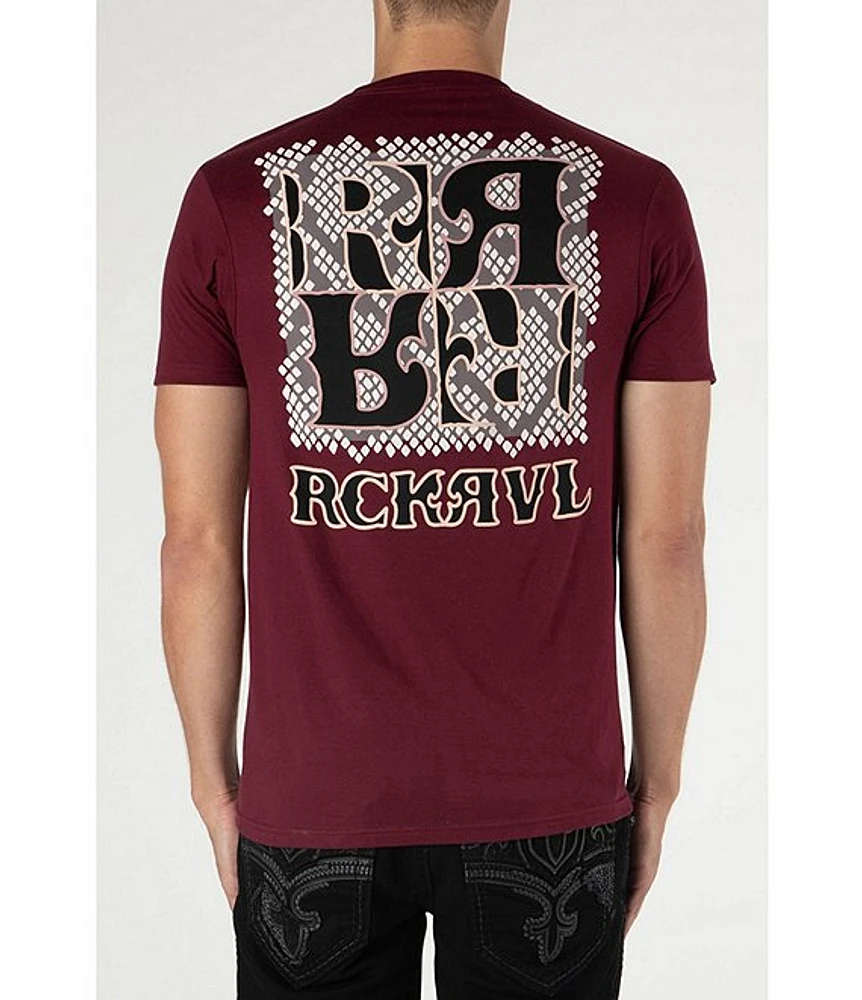 Rock Revival Mirrored #double;RR#double; Logo T-Shirt