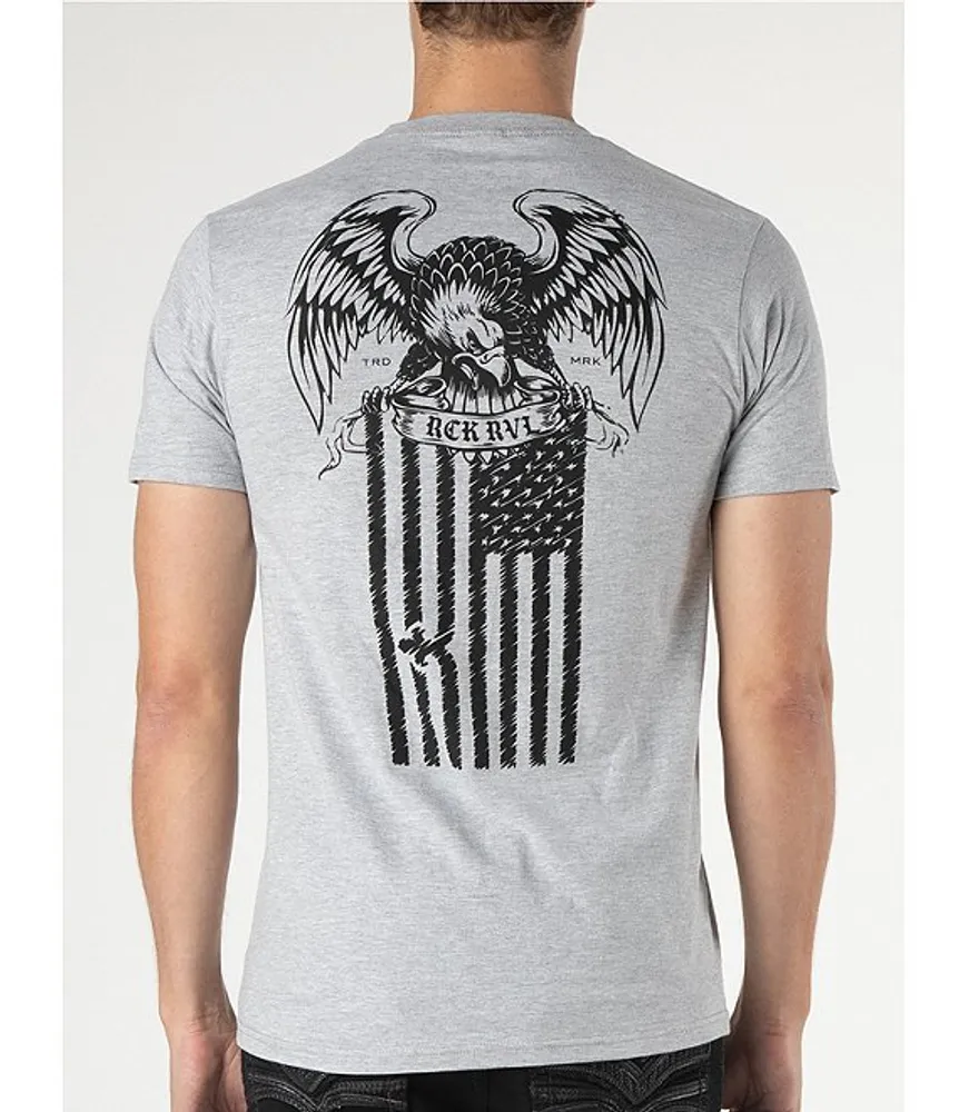 Rock Revival Short Sleeve Eagle/American Flag T-Shirt