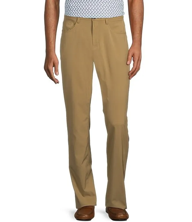 Lands' End Men's Straight Fit Flex Performance 5 Pocket Pants