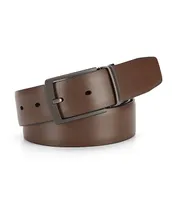 Roundtree & Yorke Big Tall Reversible Montana Leather Belt