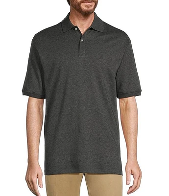 Roundtree & Yorke Big Tall Supima Short Sleeve Solid Polo Shirt