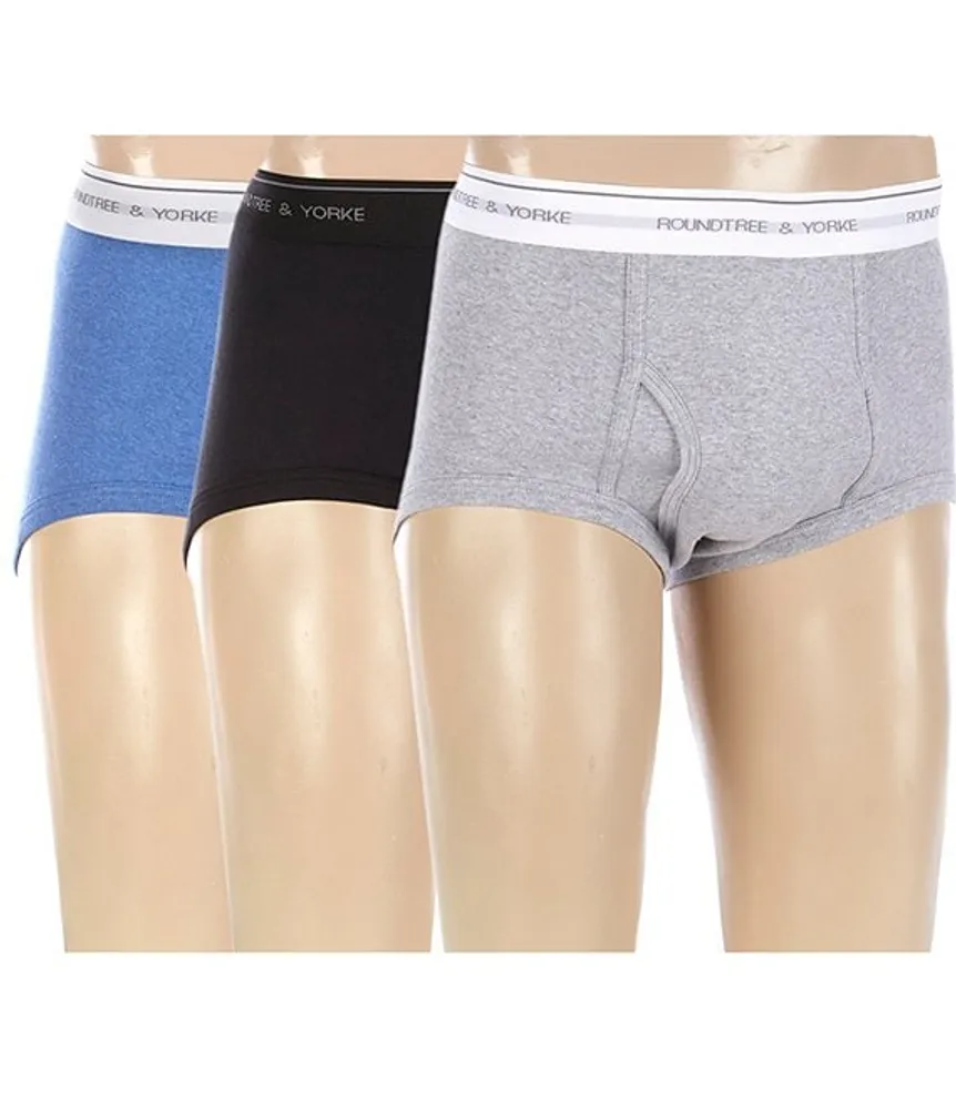 Roundtree & Yorke Low-Rise Briefs 3-Pack | Dillard's