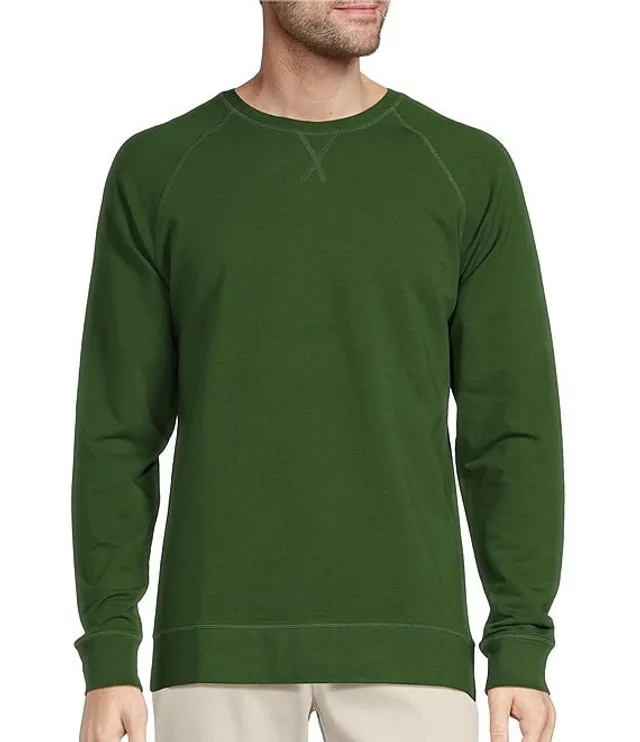 Roundtree & Yorke Long Sleeve Solid Reversible Quarter-Zip Pullover