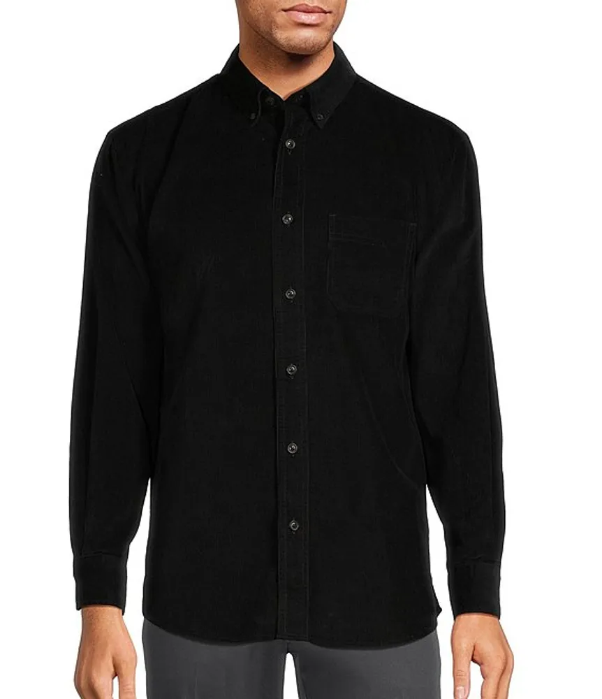 Roundtree & Yorke Long Sleeve Solid Shirt Jacket