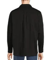 Roundtree & Yorke Long Sleeve Textured Solid Corduroy Sport Shirt