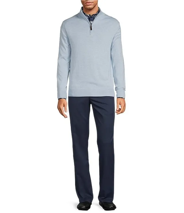 Xersion Mens Mock Neck Long Sleeve Quarter-Zip Pullover