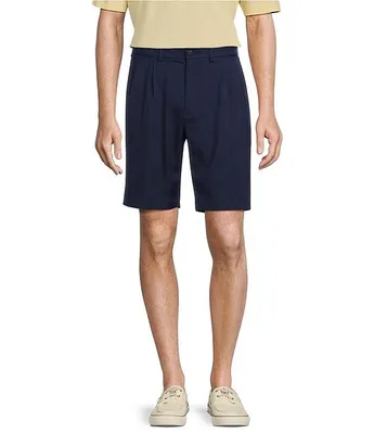 Roundtree & Yorke Pleated Front Stretch Performance 9#double; Shorts