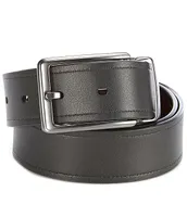 Roundtree & Yorke Walnut Reversible Leather Belt