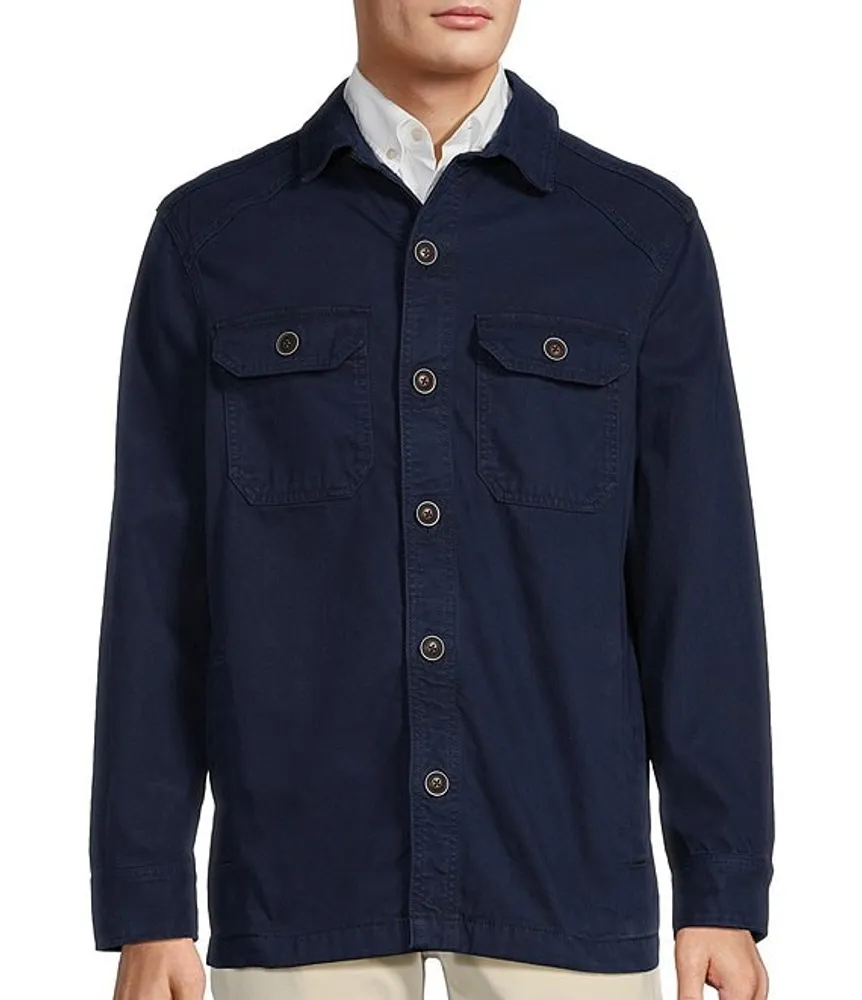 Rowm The Everyday Collection Rambler Long Sleeve Solid Shirt Jacket