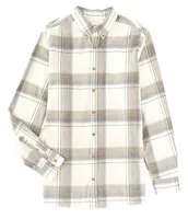 Rowm Nomad Collection Long Sleeve Corduroy Large Plaid Shirt