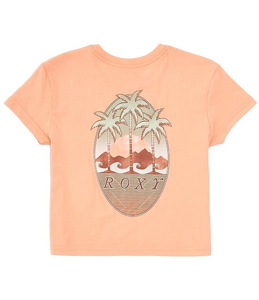 Roxy Big Girls 7-16 Palm Arcana Short Sleeve T-Shirt