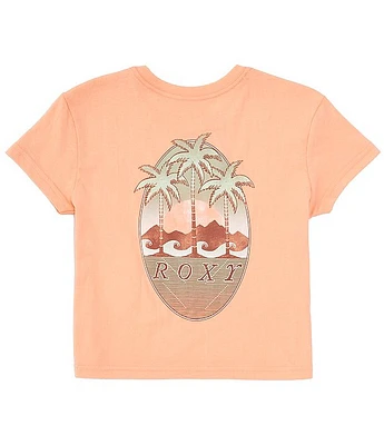 Roxy Big Girls 7-16 Palm Arcana Short Sleeve T-Shirt